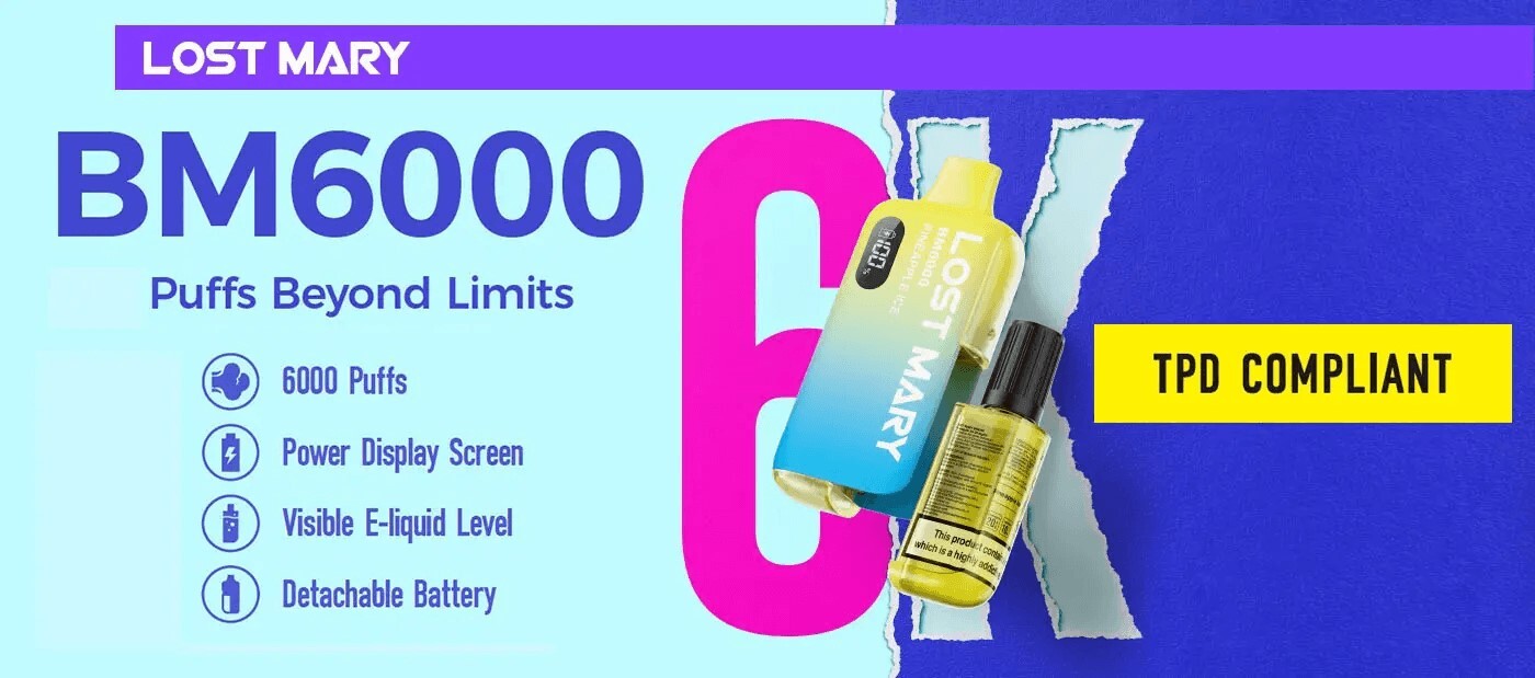 Lost Mary BM6000​ - A 6k Puff Vape