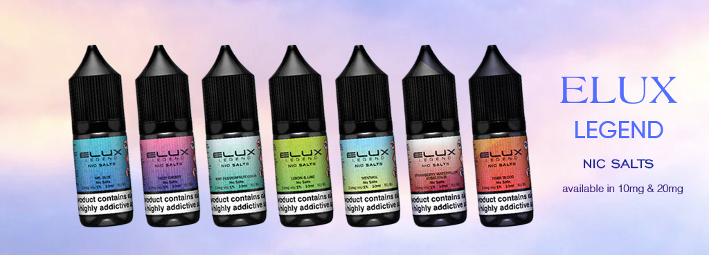 Shop now and enjoy our Buy 1 Get 1 Free offer on ELUX LEGEND Nic Salts
