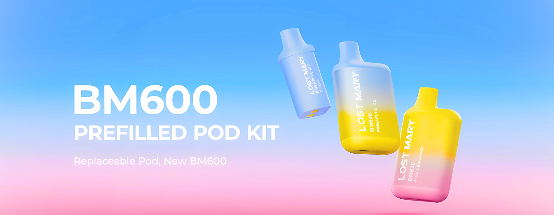 Shop Lost Mary BM600 Prefilled Vape Pods – Premium Flavours & Easy Replacements!